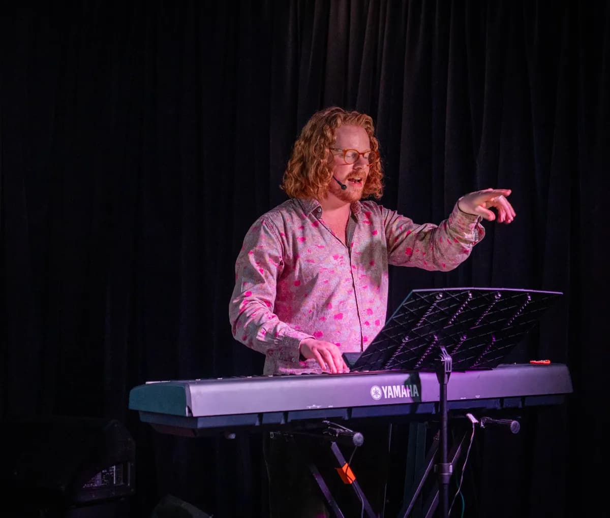 The conductor leading from the keys
